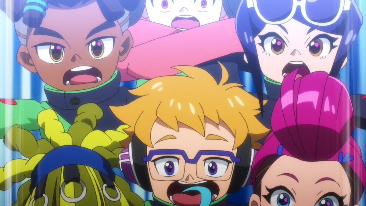 Ninjala_JP's tweet photo. 📺今週のアニメ『#ニンジャラ』

【第214話】
雪山合宿に訪れたロンたちは
巨大な影を目撃する👤

雪男らしいその生物の正体は…⁉️

🌈土曜あさ7時30分～テレビ東京系で放送
#櫻井孝宏 #鬼頭明里 #安元洋貴
#皆川純子 #小林由美子 #潘めぐみ
#悠木碧 #村瀬歩 #井上ほの花
#Ninjala #アニメニンジャラ https://t.co/VZHMlCnT25