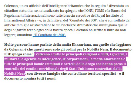 Pixty3's tweet image. #Meloni #fdi (=#PD =#ForzaItalia =#ItaliaViva =#M5S =#Lega  =#azione ...)=SERVI/"UTILI IDIOTI"/PARASSITI

“La “NOBILTÀ NERA” è la base del SINDACATO CRIMINALE GLOBALE che controlla questo pianeta”

stateofthenation.co/?p=227746
x.com/i/status/20492…