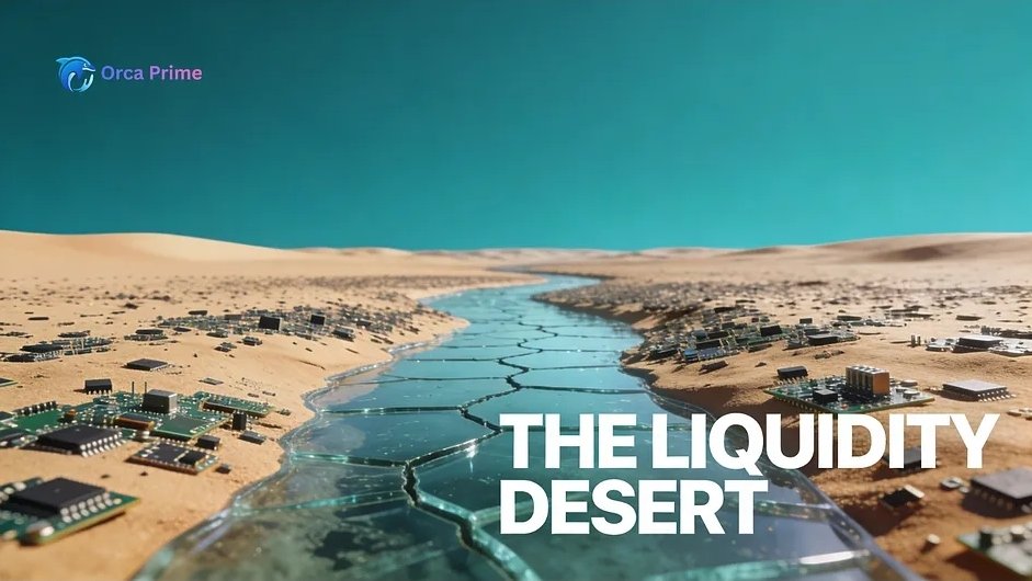 CoinHunterAMA's tweet photo. Part I: The Liquidity Desert and the Tokenization Paradox

The promise of tokenization was simple: 24/7 market access, near-instant settlement, and fractional ownership for previously illiquid assets. By breaking a $1 million private credit deal into thousands of tokens, you theoretically open the market to a global pool of investors.

Yet, the reality today is a “Tokenization Paradox.” We have more tokenized assets than ever before approximately $25–30 billion in early 2026 but trading volumes remain low. Most RWA tokens today are locked into single-blockchain or single-exchange ecosystems, lacking standard transfer protocols. An investor who buys a tokenized bond on one platform may find there is no secondary market to sell it on another, leaving them trapped in a digital silo.

Orca Prime’s research identifies this lack of secondary liquidity as the single greatest barrier to institutional adoption. Without deep order books and active market makers, price discovery becomes impossible, and the “instant settlement” promised by blockchain remains a theoretical dream. $OCP was engineered specifically to solve this “missing link” by providing the liquidity layer that the RWA market desperately needs.