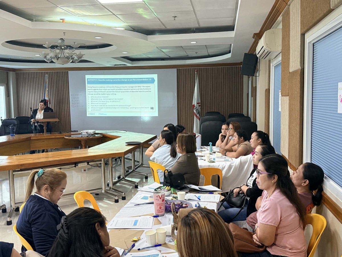 BpsoPhilippines's tweet photo. Teams of nurses and nursing aides from different units and departments joined in and participated in th champions workshop @RNAO @BpsoPhilippines #RNAO #BPSO #Champions #BPG https://t.co/sTVBLq7LDh