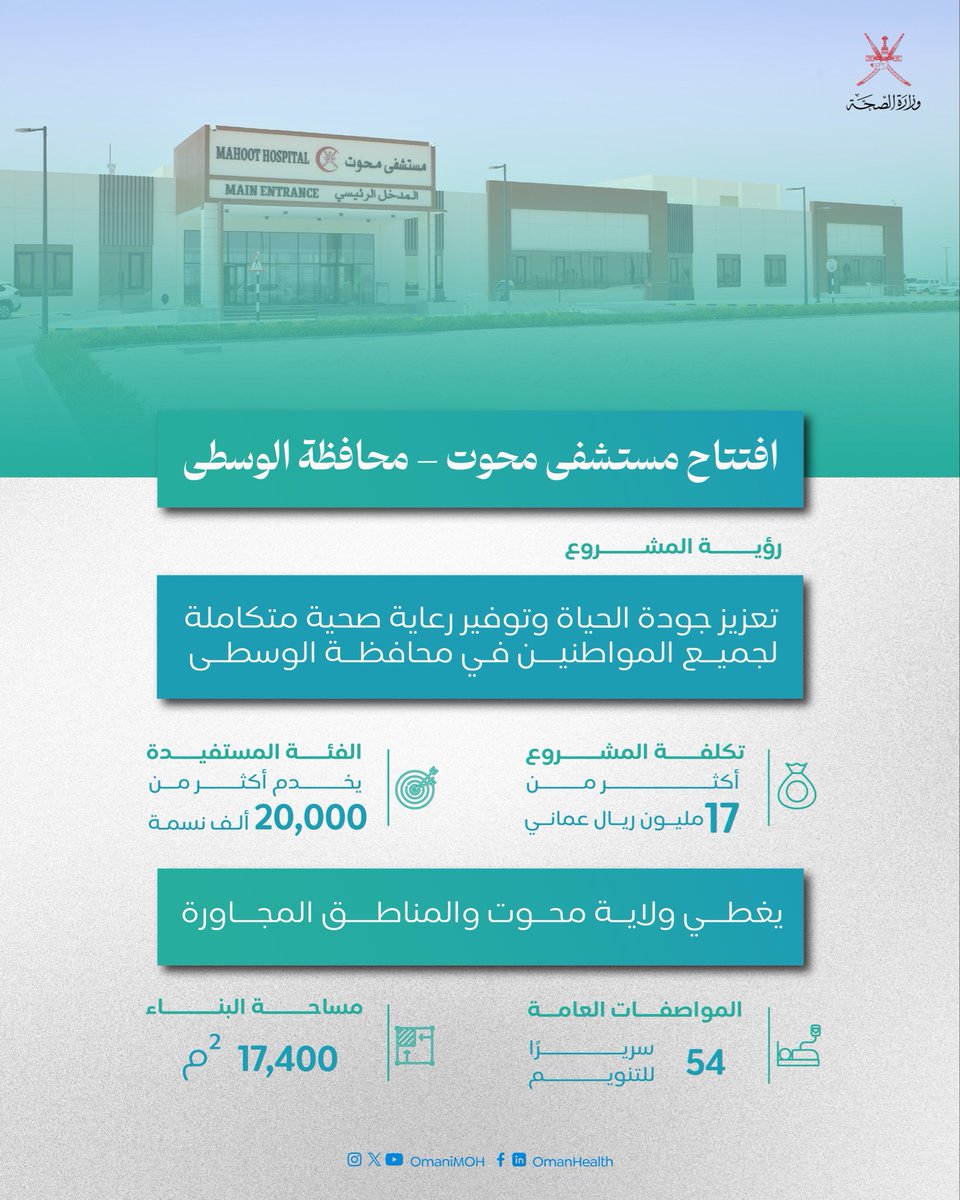 وزارة الصحة - سلطنة عُمان tweet media