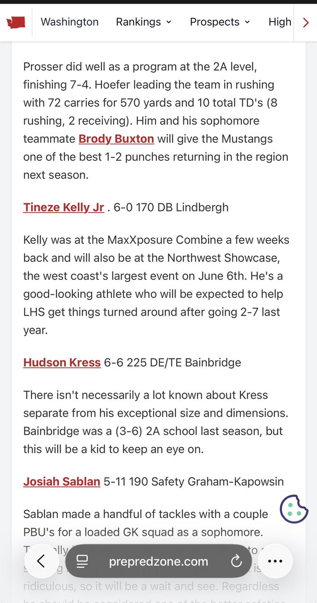 Tinezekelly's tweet image. Thank you @JordanJ_ and @PrepRedzoneWA for the write. Only up from here. #AGTG