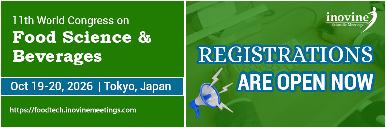 InovineMeetings's tweet image. We are pleased to announce that registrations are now open for the 11th World Congress on Food Science &amp;amp; Beverages!
📅 October 19–20, 2026
📍 Tokyo, Japan
🔗 Secure your spot today: foodtech.inovinemeetings.com/registration.p…

#FoodScience #BeverageIndustry #FoodTechnology #inovineconferences