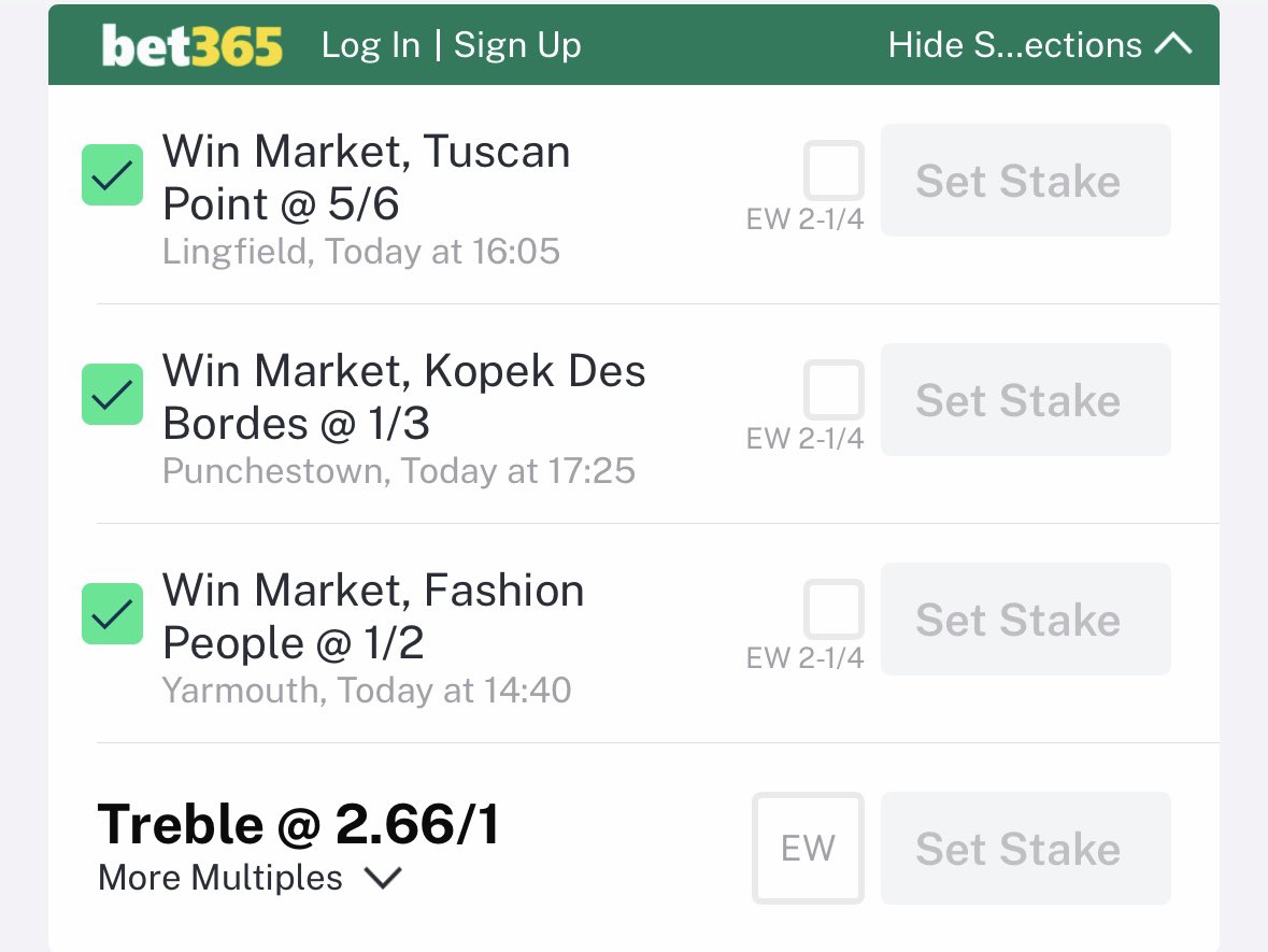 TopClassBets tweet media