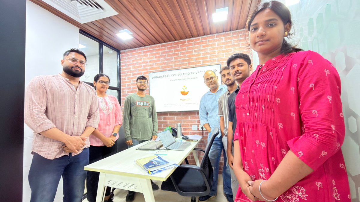rabi_vikas's tweet photo. The VIKAS R-ABI team visited Debadarsan Consulting Pvt. Ltd., Bhubaneswar, to carry out the due-diligence process ahead of the Grant-in-Aid disbursement. https://t.co/1mIsQ7E305