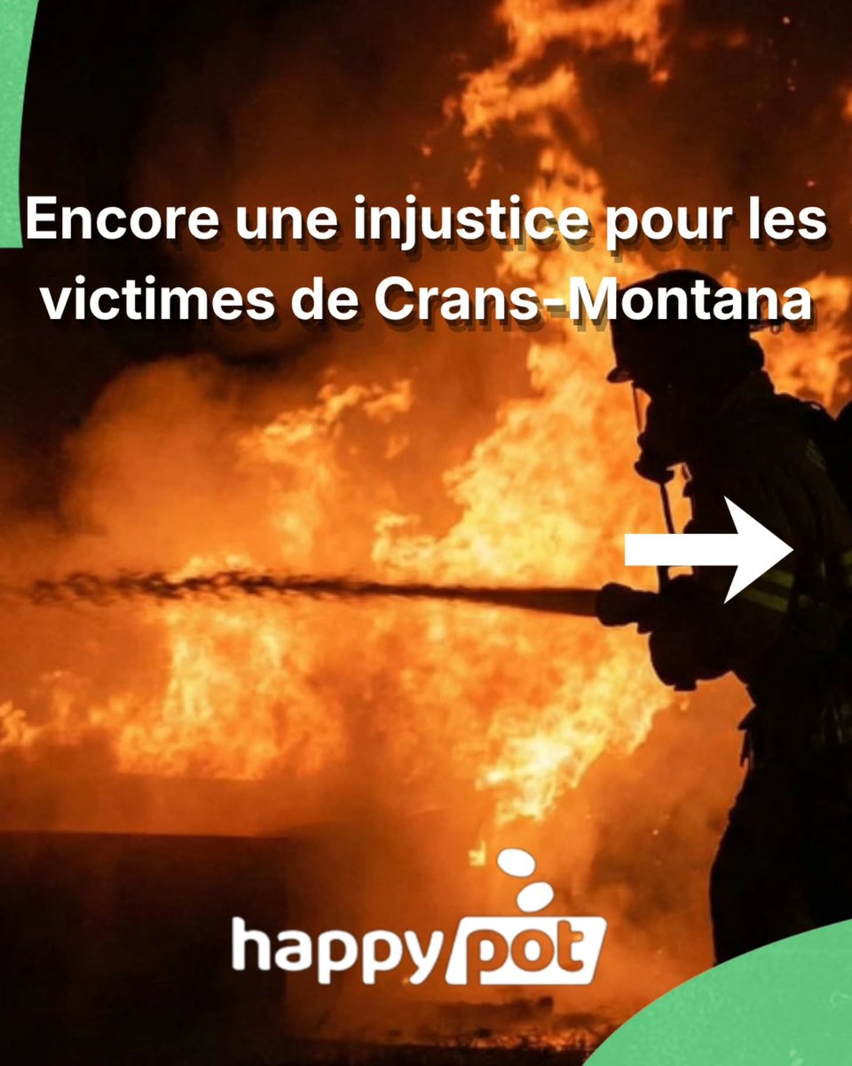 HappyPot_CH's tweet image. 🇫🇷 L'injustice s'ajoute au drame. Après l'incendie dévastateur de Crans-Montana, les familles des victimes doivent maintenant faire face à des factures médicales exorbitantes. La solidarité est notre seule réponse… #HappyPot #CransMontana #Solidarite #ImpactSocial #Entraide
