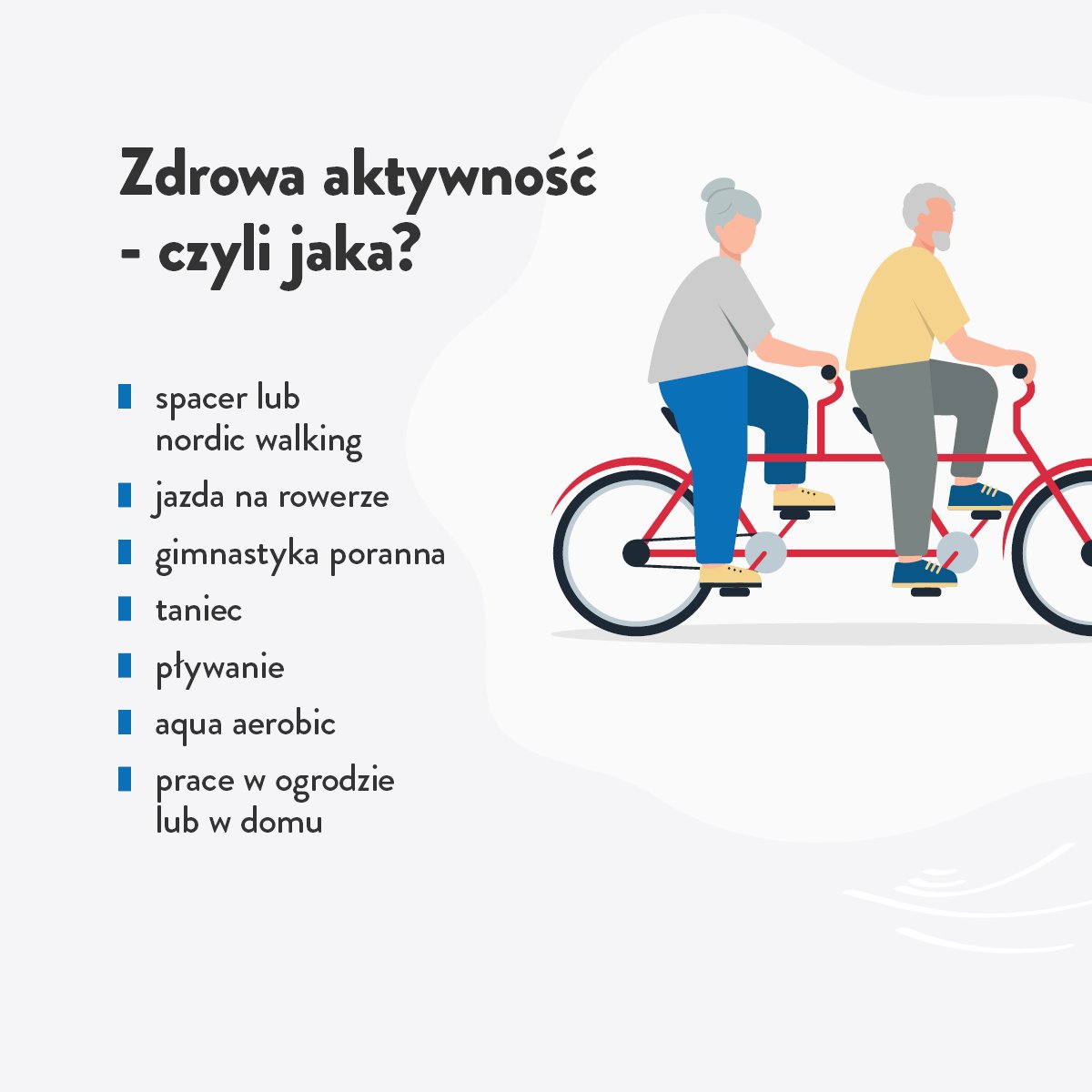 GIS_gov's tweet photo. Ruch to zdrowie, choć często go odkładamy. Masz 60+ i myślisz, że to za późno na sport? Wręcz przeciwnie! Nawet lekka, regularna aktywność wspiera zdrowie i samodzielność. 

☀️ Weekend majowy to dobry moment, by zrobić pierwszy krok!

👉 https://t.co/1CPiFGZSZI https://t.co/6kk67jocxN
