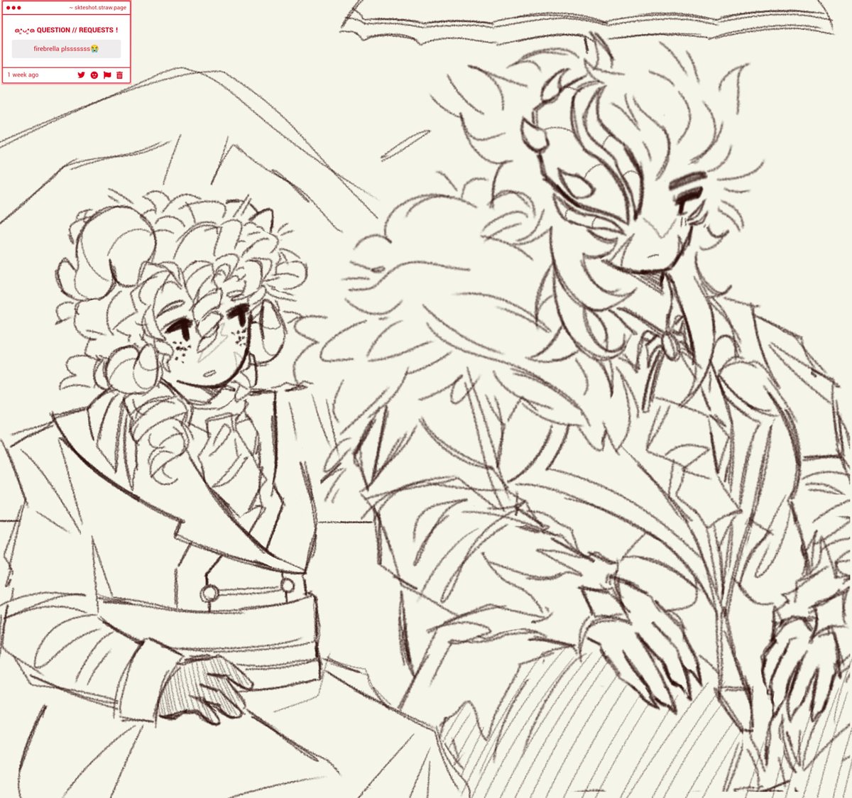 First time I drawing these two, it was fun