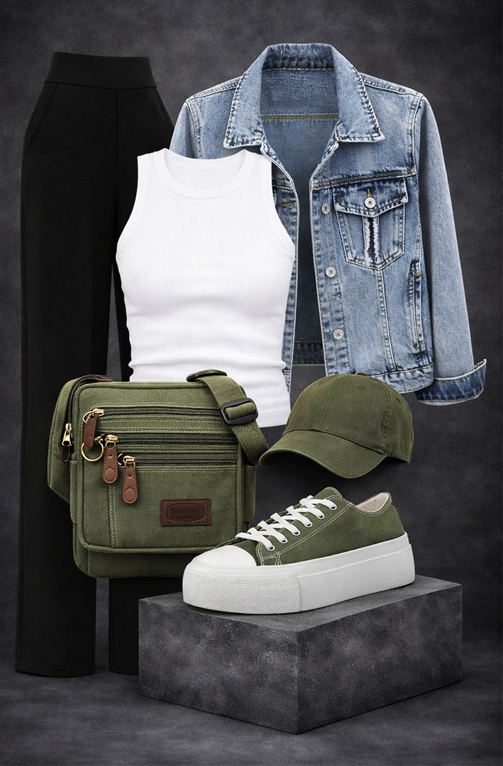 shop_THEshop's tweet image. Perfect outfit for a casual day out — an easygoing look that blends comfort with effortless style. It’s the kind of vibe that makes every casual moment feel special.

📌 Own the vibe. Live the moment. Feel amazing in your skin: tr.ee/Hu3b9o

#CasualStyle #Outfit
