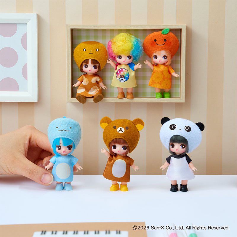 ぷちリカちゃん サンエックスユニバースコレクション】 6月発売の ぷちリカちゃん サンエックスユニバースコレクション】 6月発売の