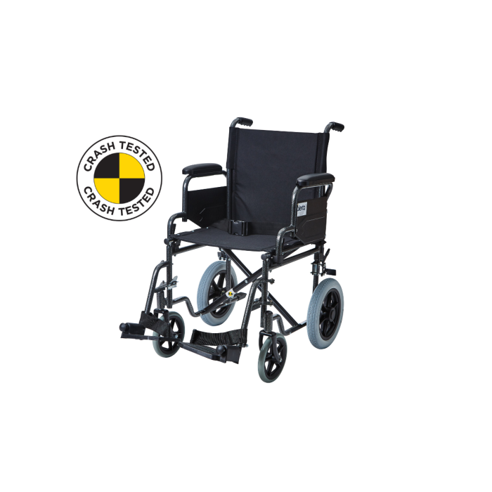 Mobility_Smart's tweet photo. Travel with total peace of mind! The Alerta Transit Wheelchair is officially crash-tested (EN ISO 7176-19) for vehicle transport. Weighing just 15kg with a compact folding design &amp; puncture-proof tyres, it’s the ultimate safe &amp; portable travel companion. ♿️ #Mobility #SafetyFirst https://t.co/Upl6OSFwyX