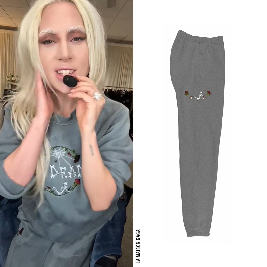 Sサイズ　LADY GAGA MAYHEMBallグッズ　スウェットパンツ Lady Gaga shared a new TikTok she filmed during the 'Mayhem Ball