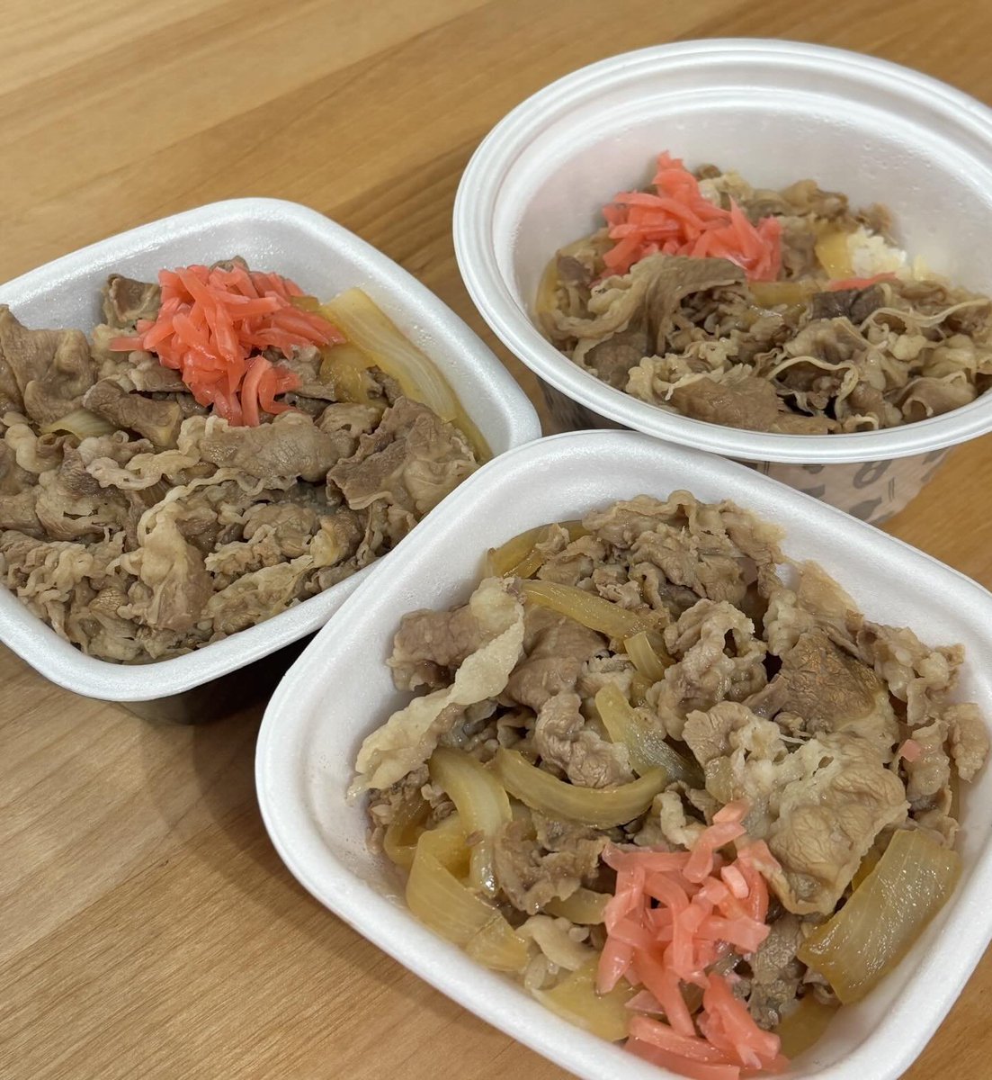 いつかやってみたかった、 松屋すき家吉野家の食べ比べ‼︎