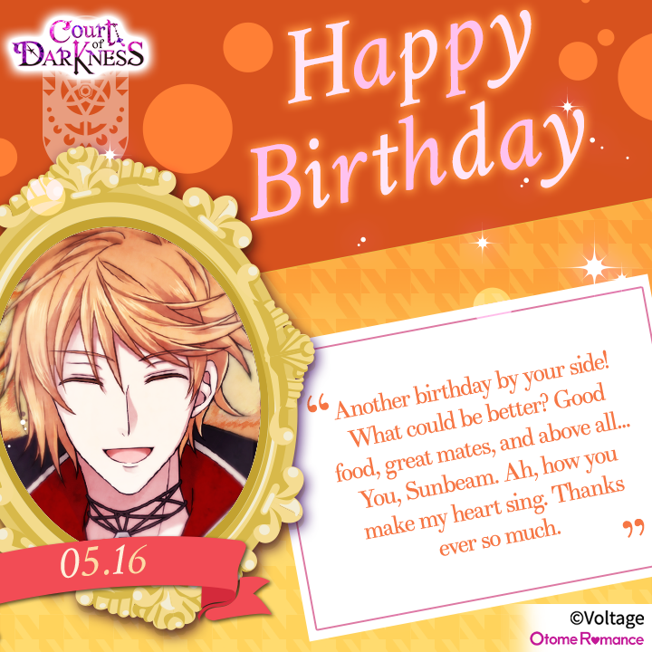 CourtDarkness's tweet photo. Dear Courtiers πβ¨
Itβs Rioβs birthday today ππ«
Send warm birthday wishes to this brawny cutiepie prince β‘π
Letβs celebrate him in style ππΉ
#VoltageInc #CoD #CourtofDarkness #Otome #HBDRio https://t.co/Zy5df4W2Lz