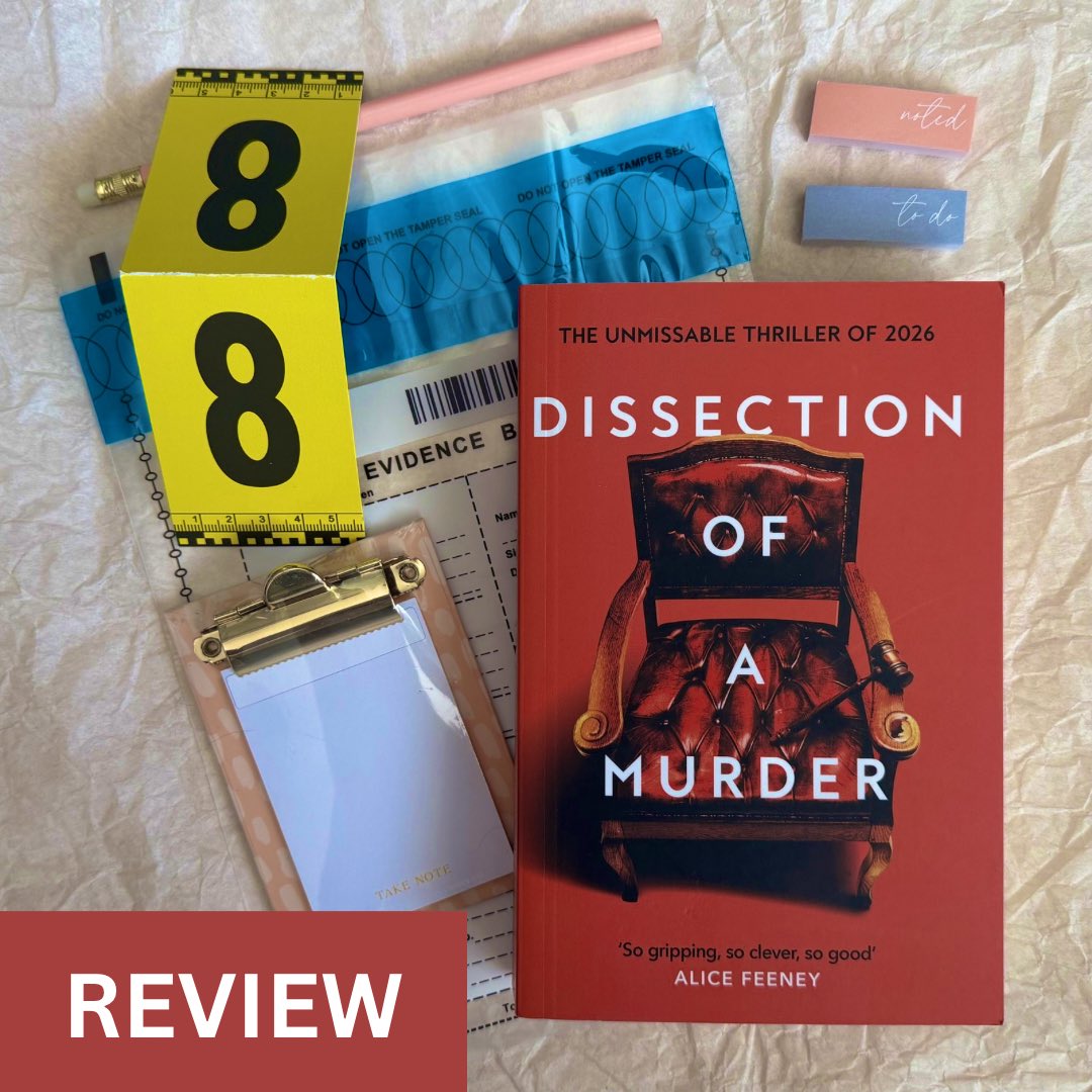 shonaholmes23's tweet image. 📚#BookReview📚

5⭐️#DissectionOfAMurder by @jomurraywrites is the courtroom thriller of the year, a debut title that is one of my books of the year for sure!👏

🔗 Full Review in 🧵 below 

#BookTwitter #Bookblogger