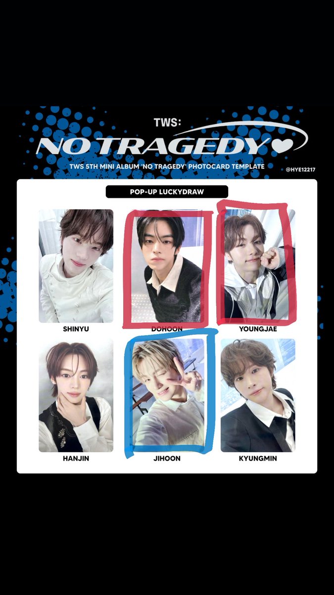 wizuki2004's tweet photo. 투어스 NO TRAGEDY 앨범 포카교환

🟥있어요
🟦구해요(신유 지훈)멍삐즈

버전 상관없이 교환 구합니다!!

편하게 DM해주세요
직접 만나서 교환도 가능합니다 https://t.co/G21409p2Je