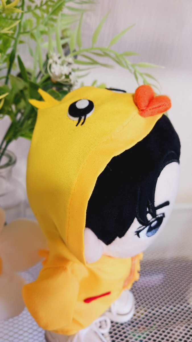 明日のジュヌン🐤✨ ちびロウンが似合いすぎて🥰 