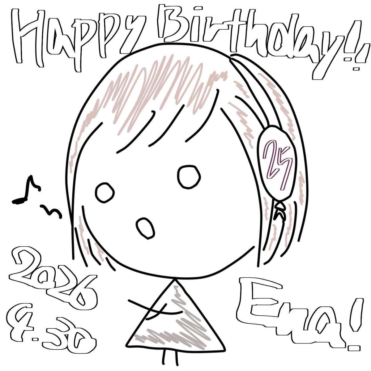 ✨🎉🎊🎂🎊🎉✨
#東雲絵名誕生祭2026 #プロセカ