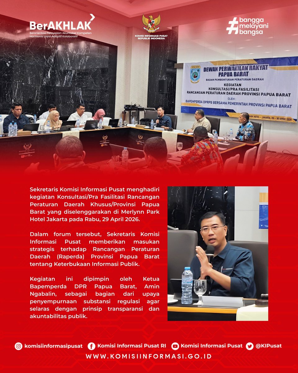 Komisi Informasi Pusat RI tweet media