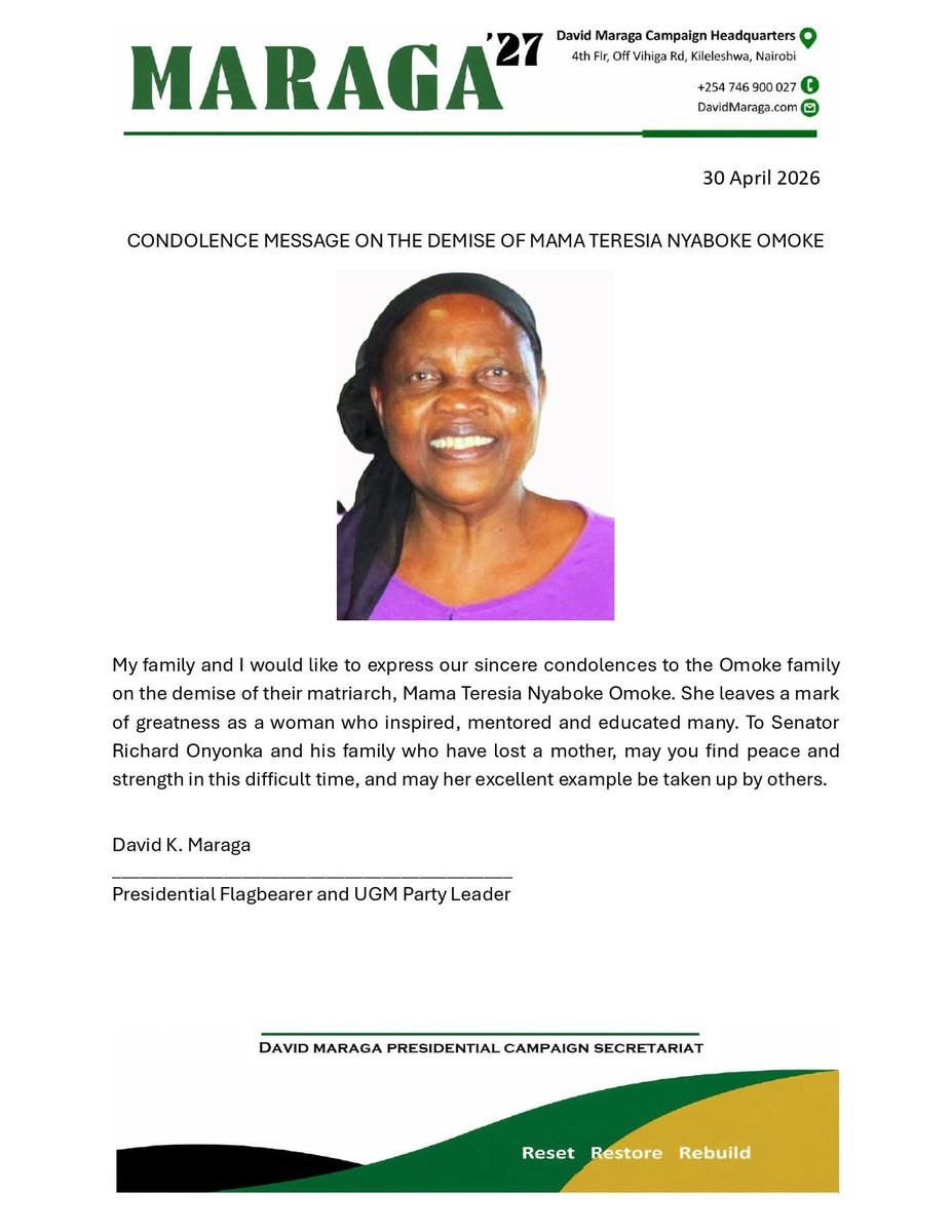 David Maraga tweet media