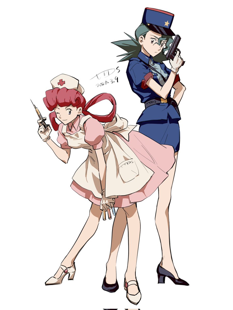 #ポケモン 🧑🏻‍✈️❤️👩🏻‍⚕️