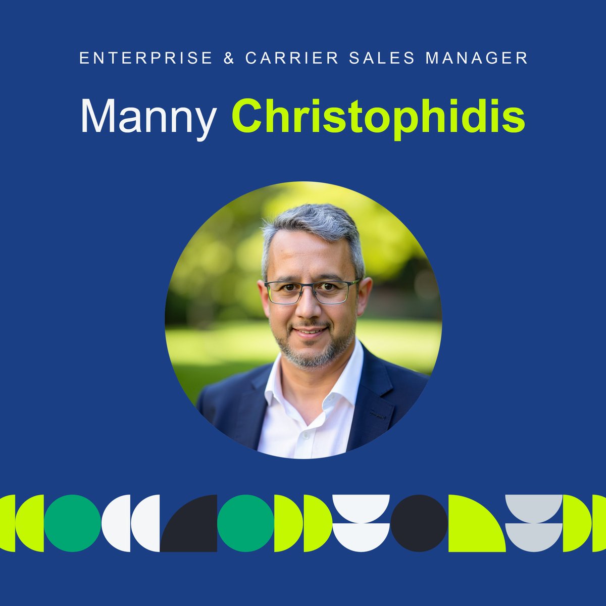 🎉 Welcome to the team Manny Christophidis - Switch Connect Enterprise &amp; Carrier Sales Manager. #techmadehuman