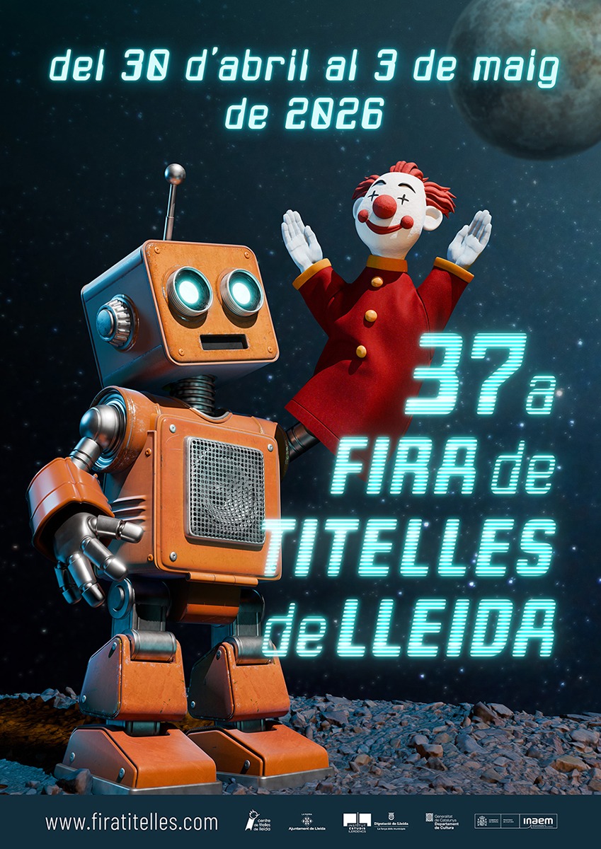 EntraPolis's tweet photo. 📢 37a Fira de Titelles de Lleida
🗓️ Del 30 d'abril al 3 de maig
🕘 Diverses sessions
📍 Lleida
➡️🎟️ https://t.co/b5gSBrFsxr
#Entrapolis #cultura #teatre @firatitelles @paerialleida https://t.co/n0UdYpHa63