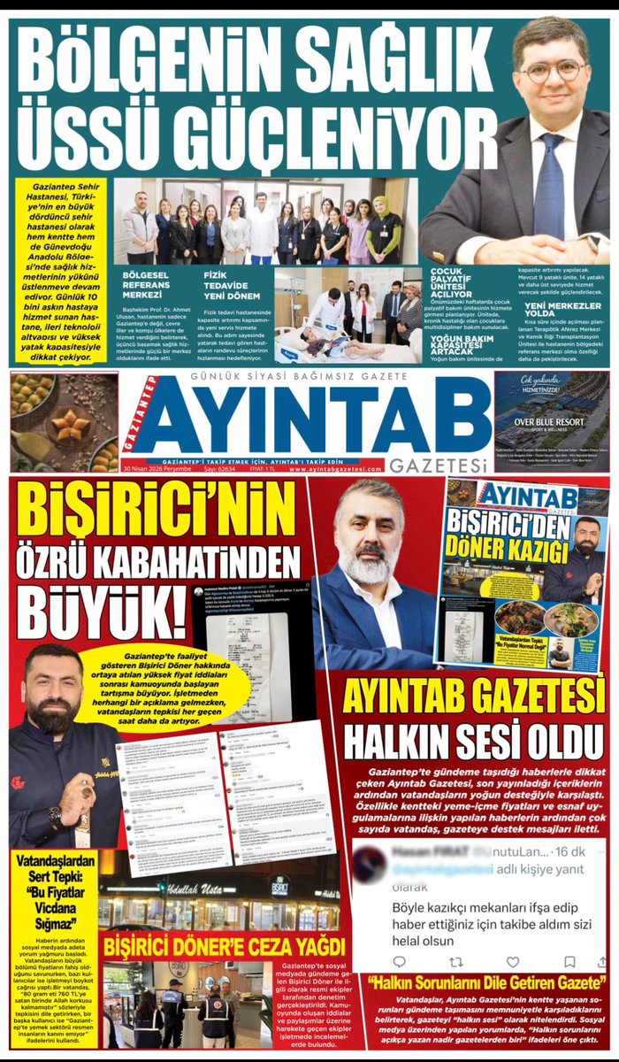 Ayıntab Gazetesi tweet media