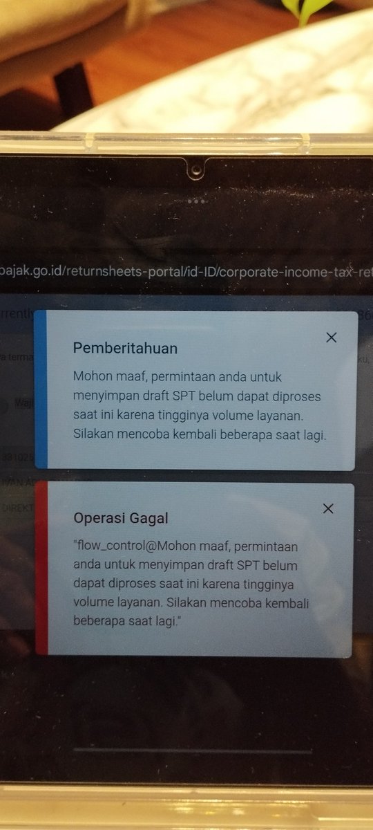 Toto_Yesmen's tweet photo. @DitjenPajakRI klo udah gini gimana kak...telat denda lagi...kocak emang https://t.co/GUBunn9aeX