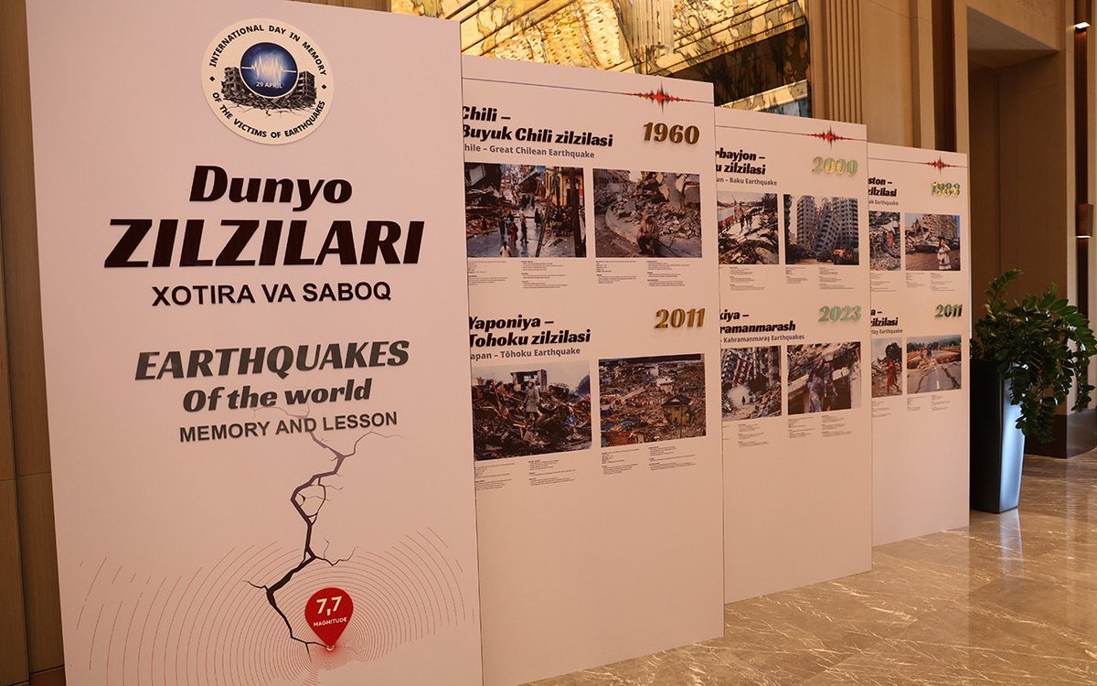 Uzbek_Tourism's tweet image. 🌍🇺🇿UNGA proclaimed April 29 as Int’l Day of Remembrance for Earthquake Victims, following an initiative by Shavkat Mirziyoyev.
100+ experts from 30 countries met in #Uzbekistan to boost resilience &amp;amp; cooperation.
🔗 gov.uz/en/uzbektouris…
#GlobalCooperation