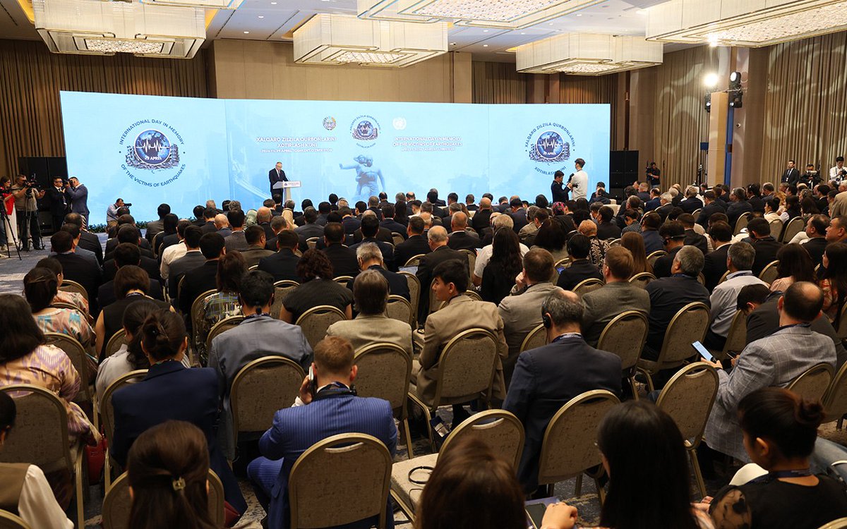 Uzbek_Tourism's tweet image. 🌍🇺🇿UNGA proclaimed April 29 as Int’l Day of Remembrance for Earthquake Victims, following an initiative by Shavkat Mirziyoyev.
100+ experts from 30 countries met in #Uzbekistan to boost resilience &amp;amp; cooperation.
🔗 gov.uz/en/uzbektouris…
#GlobalCooperation