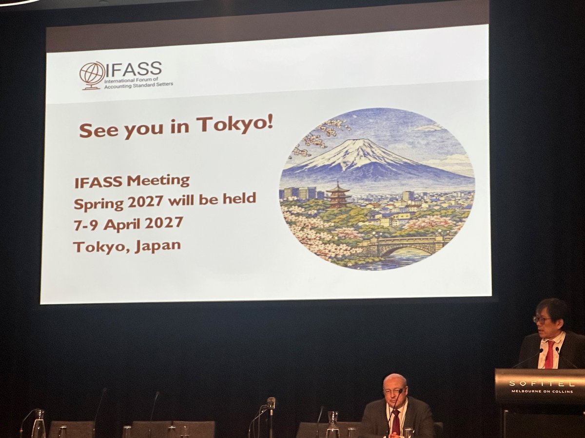 ASBJ_Japan's tweet photo. FASFは、ASBJ及びSSBJの共同による、2027年春季の会計基準設定主体国際フォーラム（IFASS）会議の東京開催（2027年4月7日から9日）を発表しました。
ASBJ及びSSBJは、会議開催に加えて国内関係者向けのイベントを計画しています。詳細は決まり次第お知らせ致します。
https://t.co/doE00BbvK9 https://t.co/CE1IC1pqVb