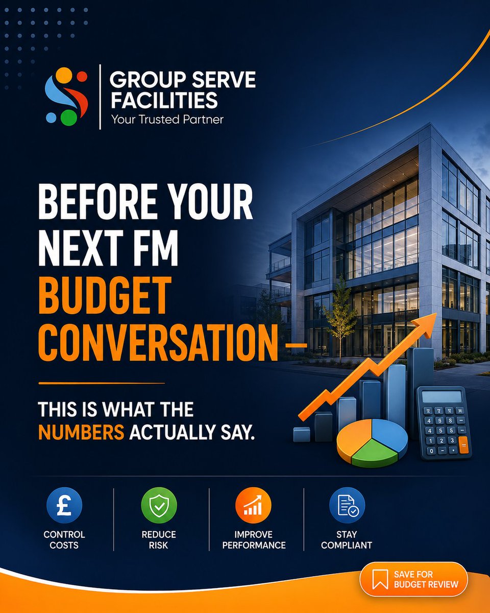 groupservefm's tweet photo. Planned vs reactive isn’t strategy — it’s cost.

Reactive = higher fees, breakdowns, compliance risk.
PPM = predictable costs, fewer issues, longer asset life.

DM “PPM” for a tailored quote.

#PlannedMaintenance #PPM #FacilitiesManagement #BuildingMaintenance #CostSaving https://t.co/Jsrh221VkX