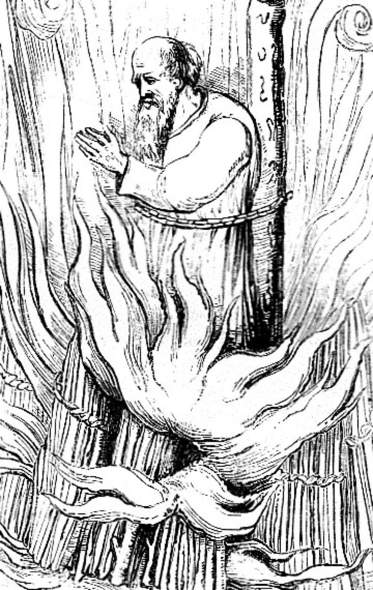 jdmccafferty's tweet image. 30 Apr 1399: William Sawtre(y) Lollard priest goes on trial before Bishop Despenser of #Norwich #otd accused of 10 heretical opinions.  Having recanted &amp;amp; then relapsed, he was burnt at #Smithfield #London in early Mar 1401