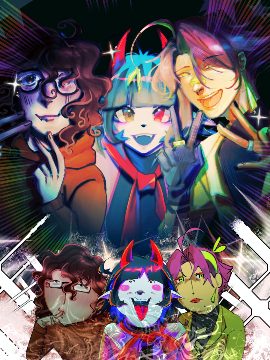 TunasThe2nd's tweet image. A collaboration of me and my homies @mssmiley626 and @Sarang_BurungXD!

#art #collab