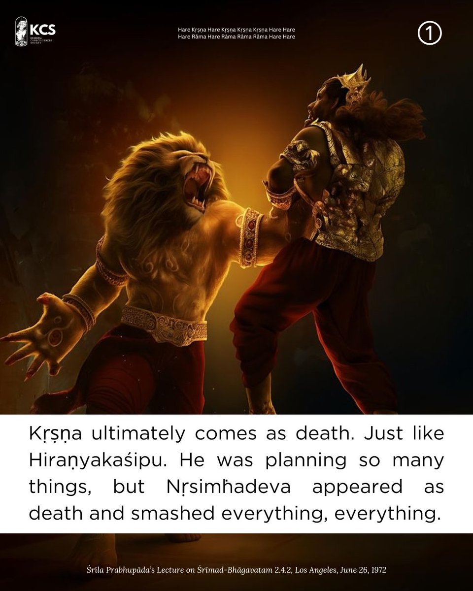 Krishna Consciousness Society tweet media