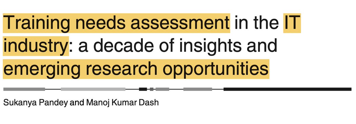 iactjournal's tweet photo. Check out this week’s article on training needs assessment, based on a bibliometric analysis of the literature.
Link available here: https://t.co/X6dOaR9d1o https://t.co/nrYh16tcnW