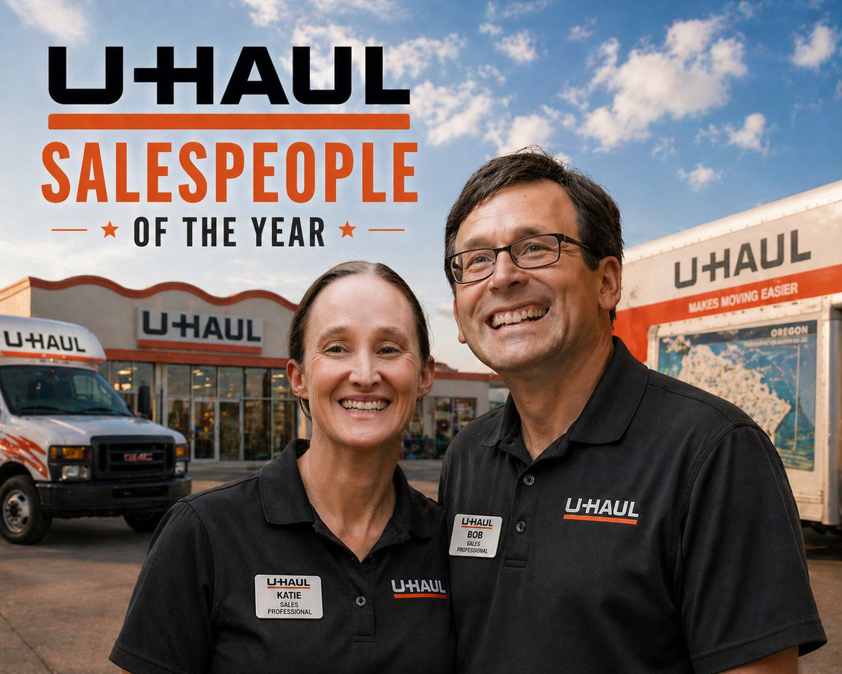 thehoffather's tweet photo. Gov. Bob Ferguson and Mayor Katie Wilson named U-Haul Salespeople of the Year after Starbucks leaves Seattle for Nashville, and taxes they supported trigger capital flight https://t.co/22qMwjrpwQ