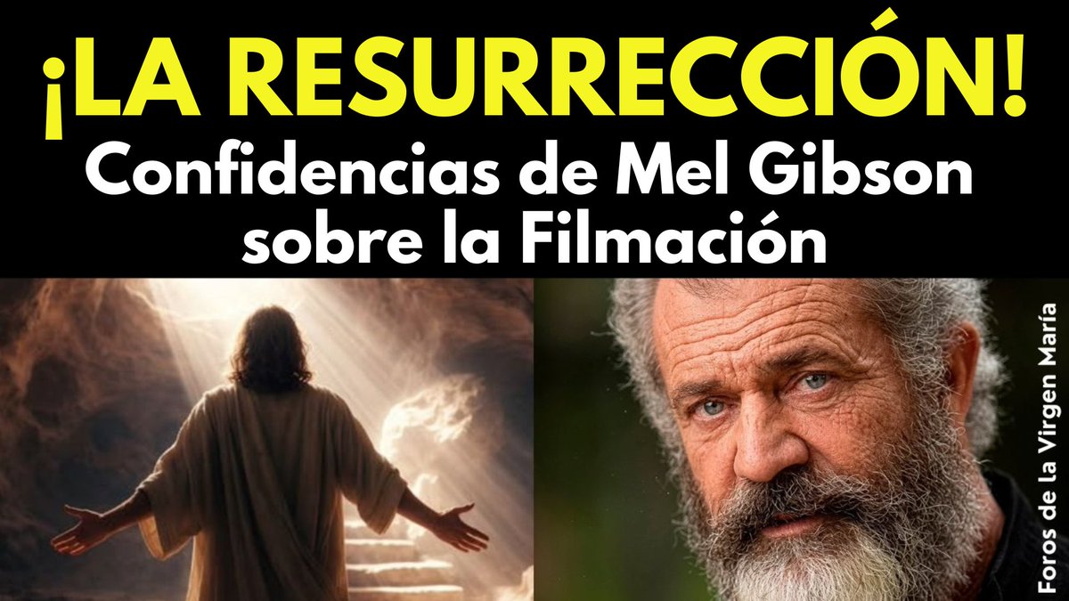 forosvirgen's tweet photo. 🎬 Mel Gibson revelará el lado oculto de la Resurrección de Cristo Ver video 👉 https://t.co/czWOWsEmDW
#MelGibson #LaResurreccionDeCristo #MelGibson #Película #bibliaetíope #LibroDeEnoc #CristoGuerrero #Jesucristo #VirgenMaria #AngelesCaidos #ForosdelaVirgenMaria https://t.co/OFpX5zK3el