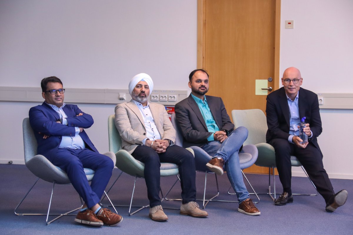 TataTech_News's tweet image. #Sweden – When global leadership connects locally, momentum builds. Here’s a glimpse from #Göteborg 🇸🇪

When leadership engages closely with teams, transformation accelerates. Our MD &amp;amp; CEO, Warren Harris, along with CFO Uttam Gujrati, spent time in #Gothenburg connecting with our
