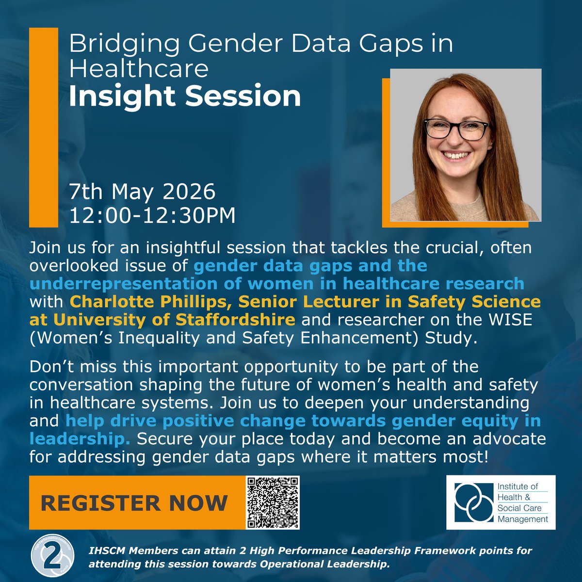 IHM_tweets's tweet image. Join us on 7th May at 12pm for an #IHSCM Insight Session highlighting the critical issue of gender data gaps &amp;amp; the underrepresentation of women in #healthcare research, &amp;amp; what this means for the culture &amp;amp; practice of current #leadership 🌟 

Register: zurl.co/UhMtS  👈
