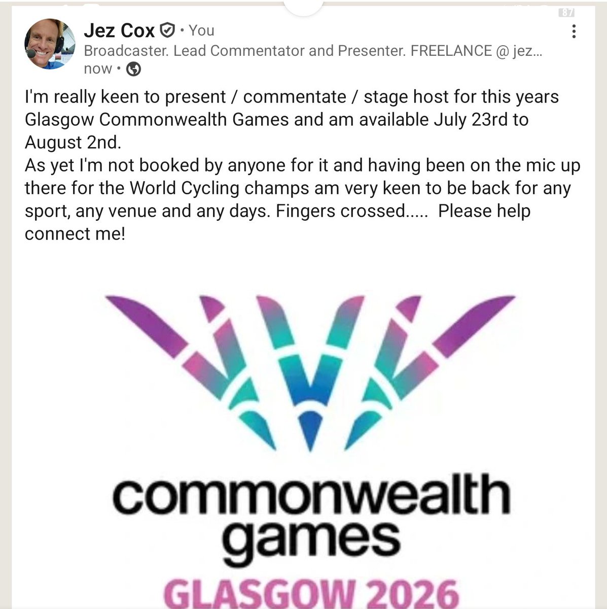 Jez Cox tweet media