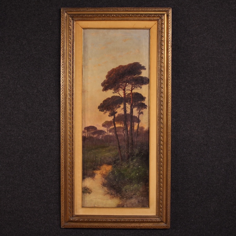 ParinoAntichita's tweet image. 1650€ Italian landscape painting signed Marko from the 19th century - cod 11529 parino.it/en/product/pai… #FORSALE #antiques #antiquariato #antiquario #interiordesign #antiqueshop #designinterior #arredamento #painting #art #classicalart #oldmasters #antichità #landscape