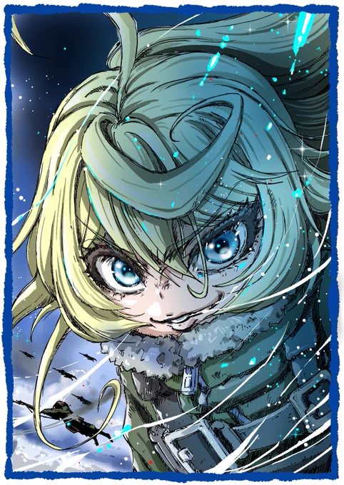 夏に幼女戦記 夏にシーズン2 やるんだと今 知りました。うわー☆ #幼女戦記 #ターニャ・デグレチャフ
