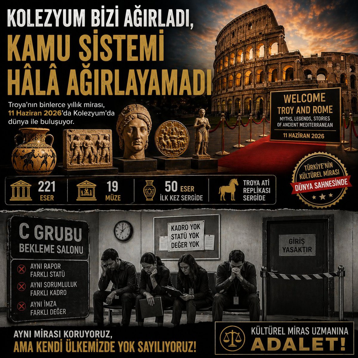 Kültürel Miras Uzmanına Adalet tweet media