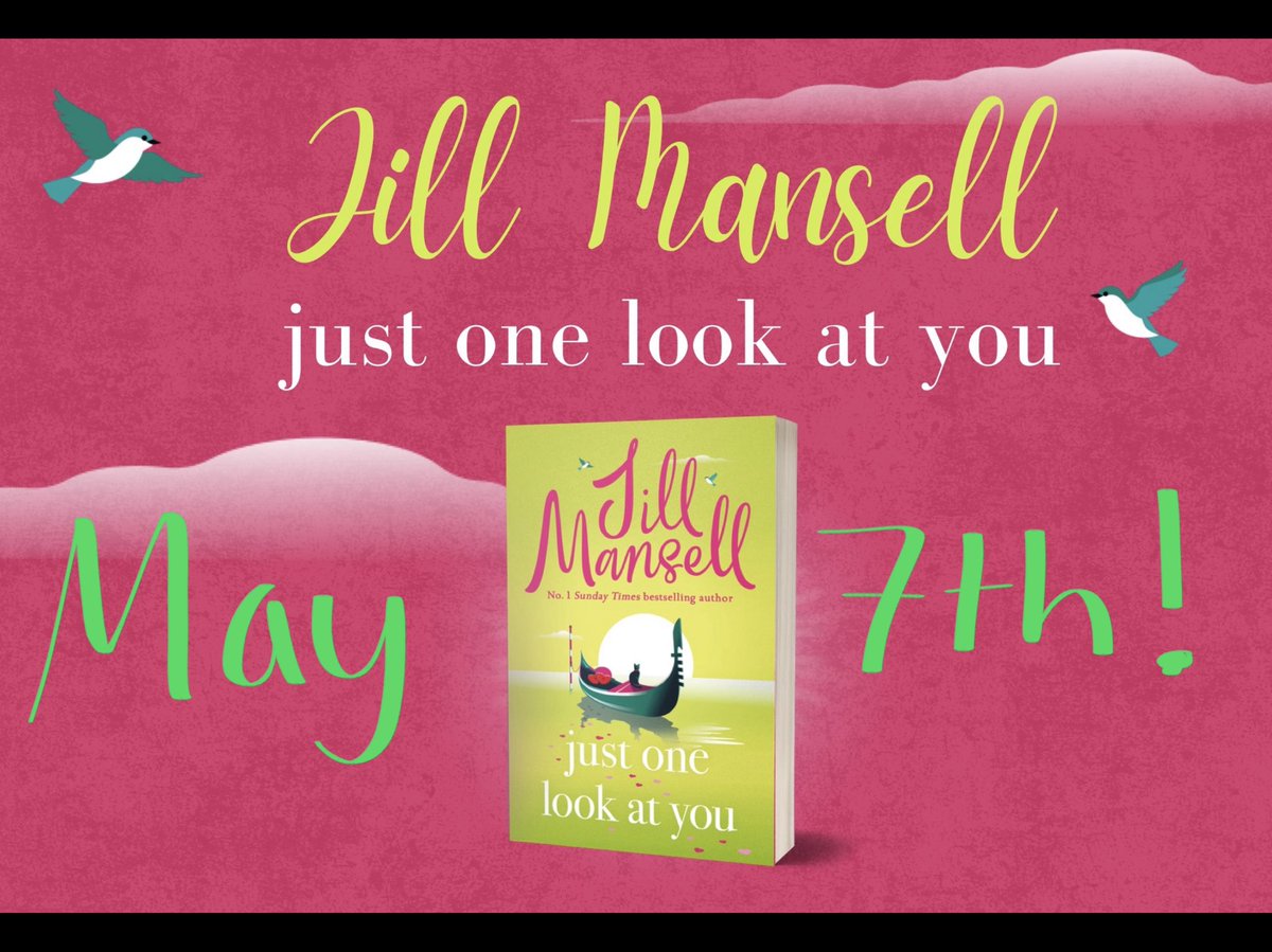 JillMansell's tweet photo. One week today will be UK paperback publication day - out on Thursday May 7th! #JustOneLookatYou
Itβs my favourite! π₯³ππππππ₯³ππππ₯³ https://t.co/FmZYsGrXka