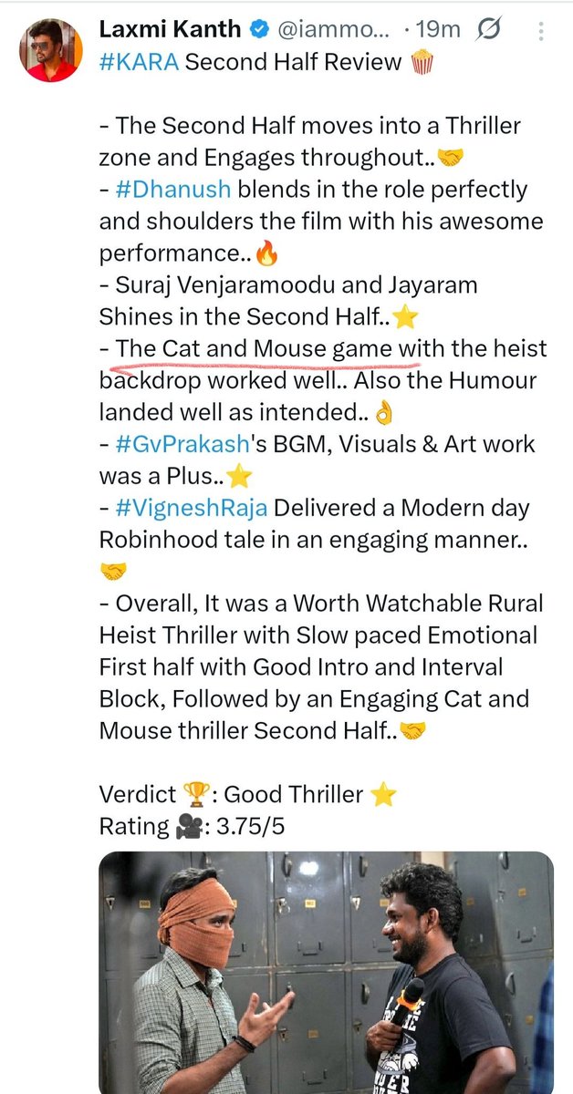 padmaja95242's tweet image. Stay Tuned🖖
@PeddiMovieOffl 

New Poster Loading
Throw" back Thursday 👉30 April
May 1st 👉Labour holiday 
Labour Pains BTS👇
#FlashbackFriday