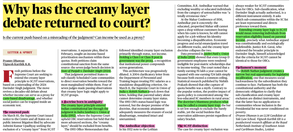 UPSCbasics's tweet image. Source: The Hindu 

#upsc