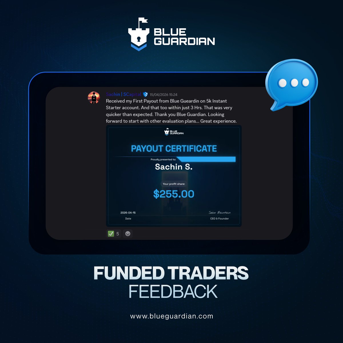 Blue Guardian tweet media