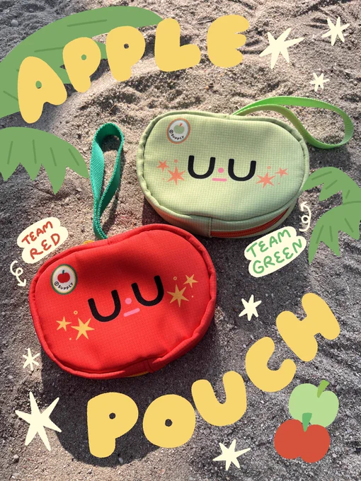 NEW APPLE POUCH กระเป๋าแอปเปิ้ล สีสดน่ารัก รอบนี้มี 2 สีให้เลือก ขนาด 11*13*4 cm คล้องมือได้ มีห่วงห้อยกระเป๋าแถมไปให้ด้วยน้า ใบละ 350 เท่านั้น ลิ้งค์ช็อปอยู่ข้างล่างน้าา